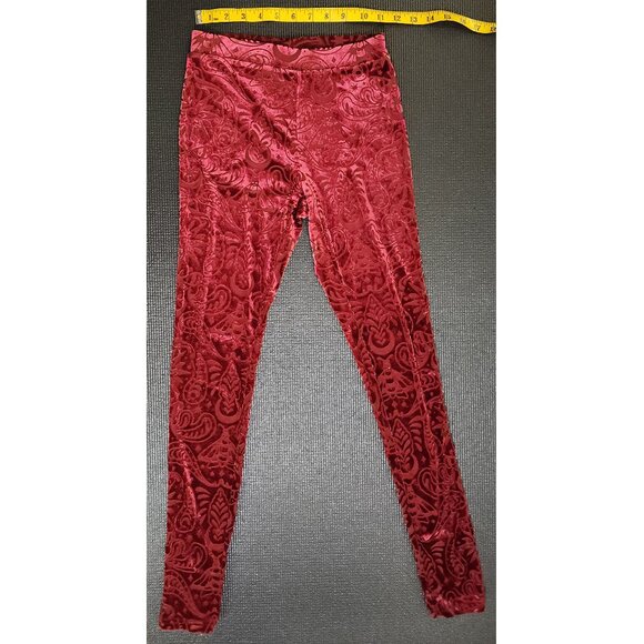 Killstar Saiph Burnout Velvet Leggings - Size XS - Picture 5 of 6